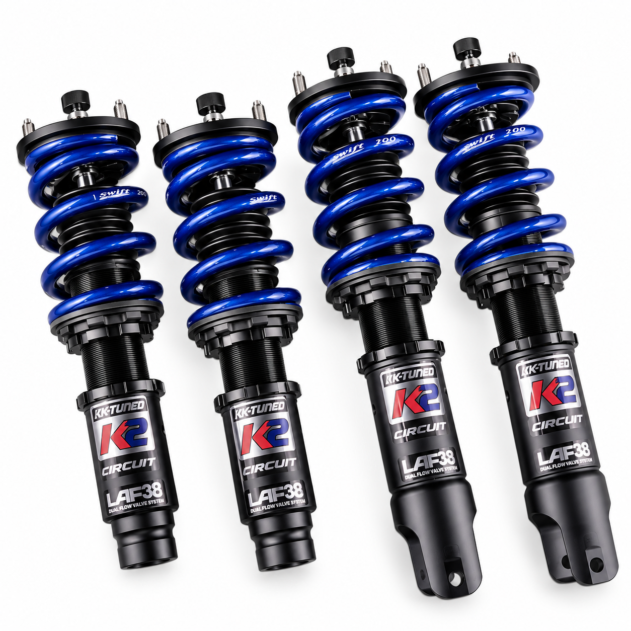 K-Tuned 00-09 S2000 K2 Circuit Coilovers (One Way Adjustable)